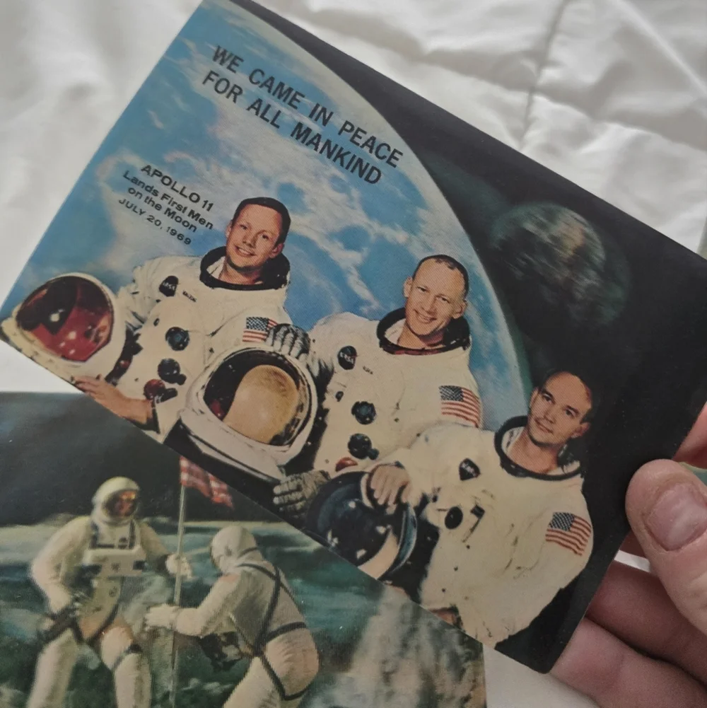 vintage NASA postcards